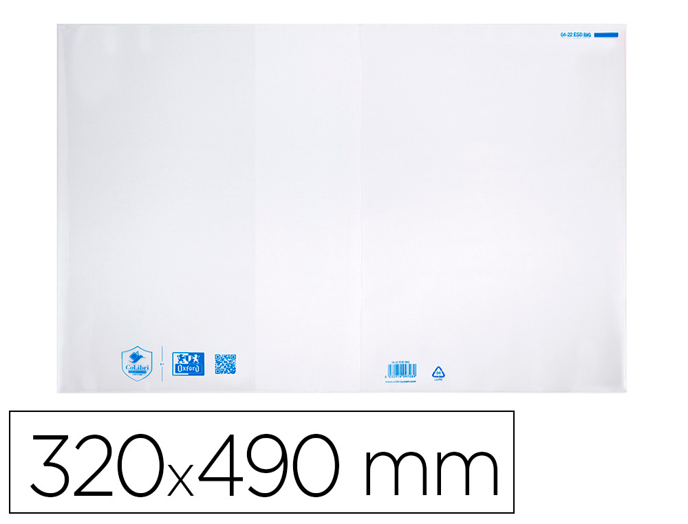 FUNDA PARA LIBROS COLIBRI ECO SHIELD STANDARD 320X503 MM