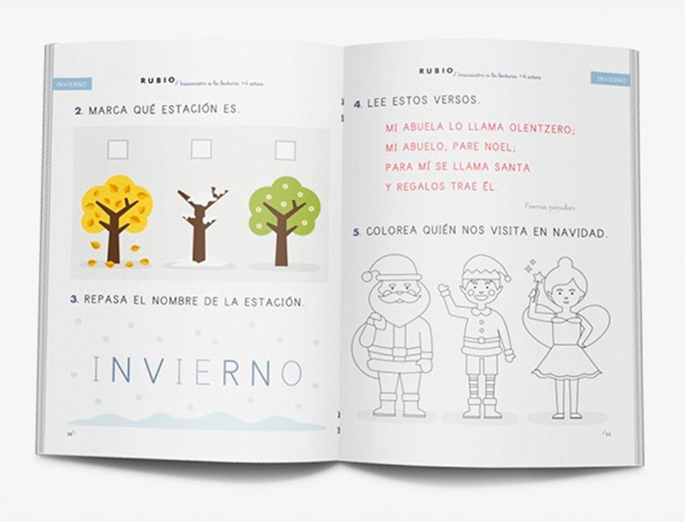CUADERNO RUBIO INICIACION A LA LECTURA + 4 AOS