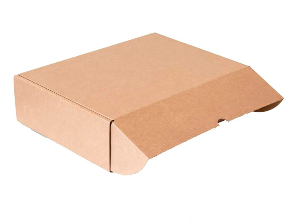 CAJA AUTOMONTABLE Q-CONNECT PARA E-COMMERCE Y REGALO CARTON RECICLADO CANAL SIMPLE 3 MM KRAFT 430X320X150 MM