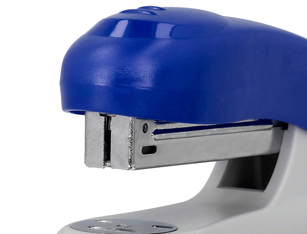 GRAPADORA Q-CONNECT KF14205 PLASTICO ABS AZUL CAPACIDAD 20 HOJAS