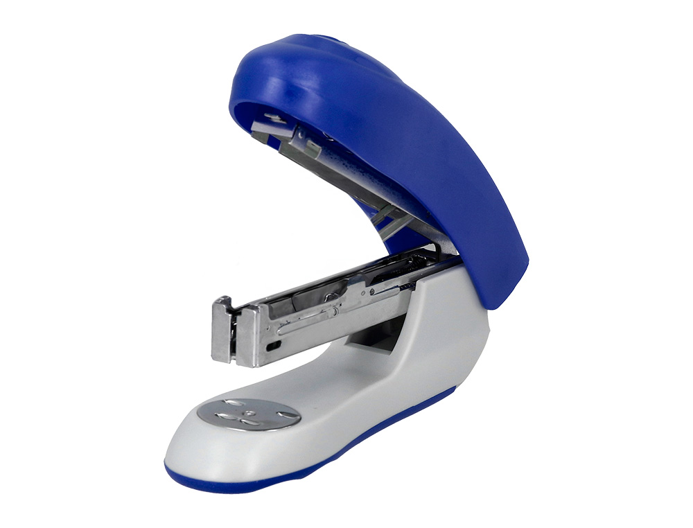 GRAPADORA Q-CONNECT KF14205 PLASTICO ABS AZUL CAPACIDAD 20 HOJAS
