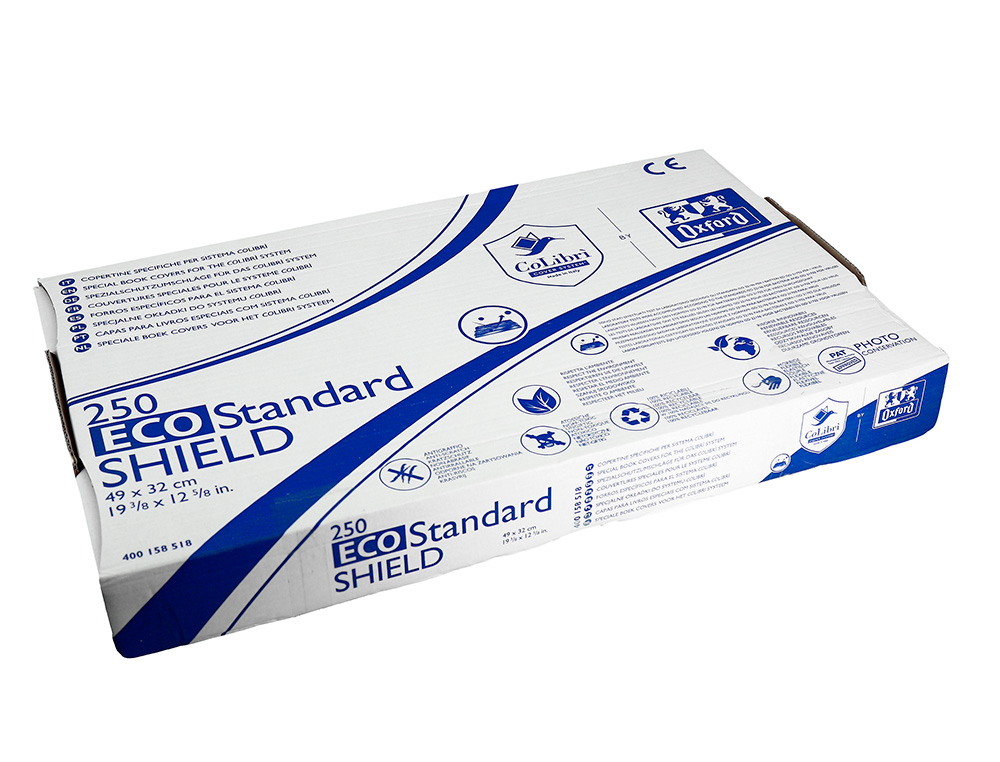 FUNDA PARA LIBROS COLIBRI ECO SHIELD STANDARD 320X503 MM
