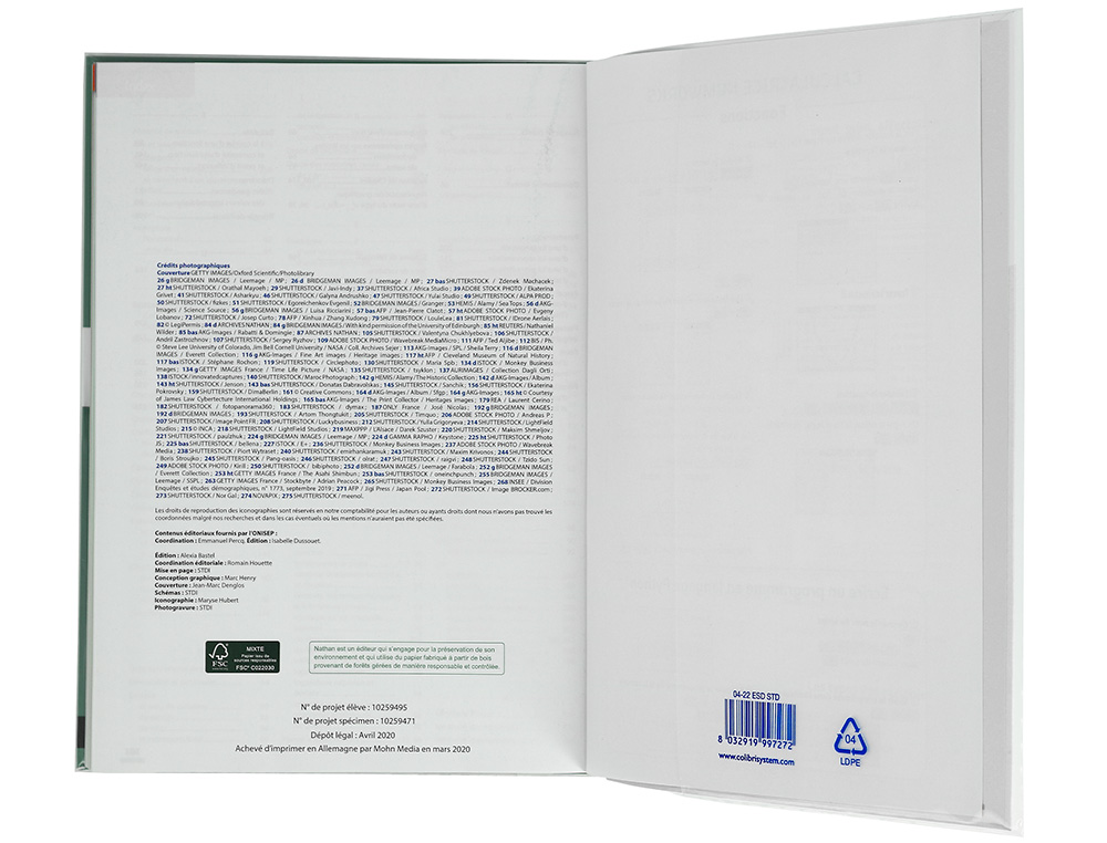 FUNDA PARA LIBROS COLIBRI ECO SHIELD STANDARD 320X503 MM