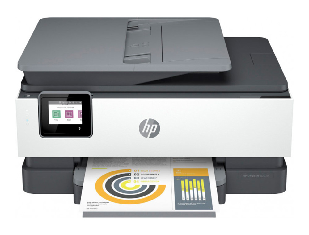 EQUIPO MULTIFUNCION HP ENVY 8022E COLOR TINTA 20 PPM WIFI ESCANER COPIADORA IMPRESORA FAX BANDEJA ENTRADA 225 HOJAS