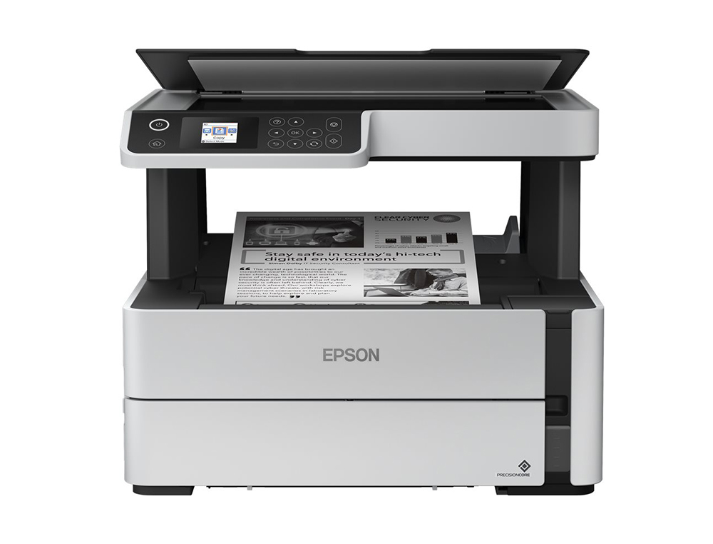 EQUIPO MULTIFUNCION EPSON ECOTANK ET-M2170 TINTA MONOCROMO DIN A4 39PPM WIFI IMPRESORA ESCANER COPIADORA