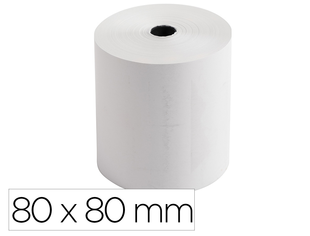 ROLLO SUMADORA EXACOMPTA TERMICO 80X80 MM 48 G/M2 SIN BPA