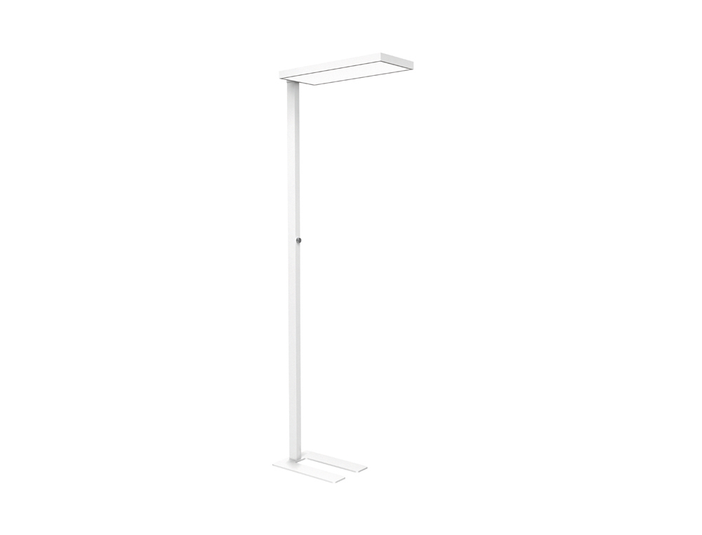 LAMPARA DE PIE MAUL LED JURA ALUMINIO COLOR BLANCO 1200X500X120 MM