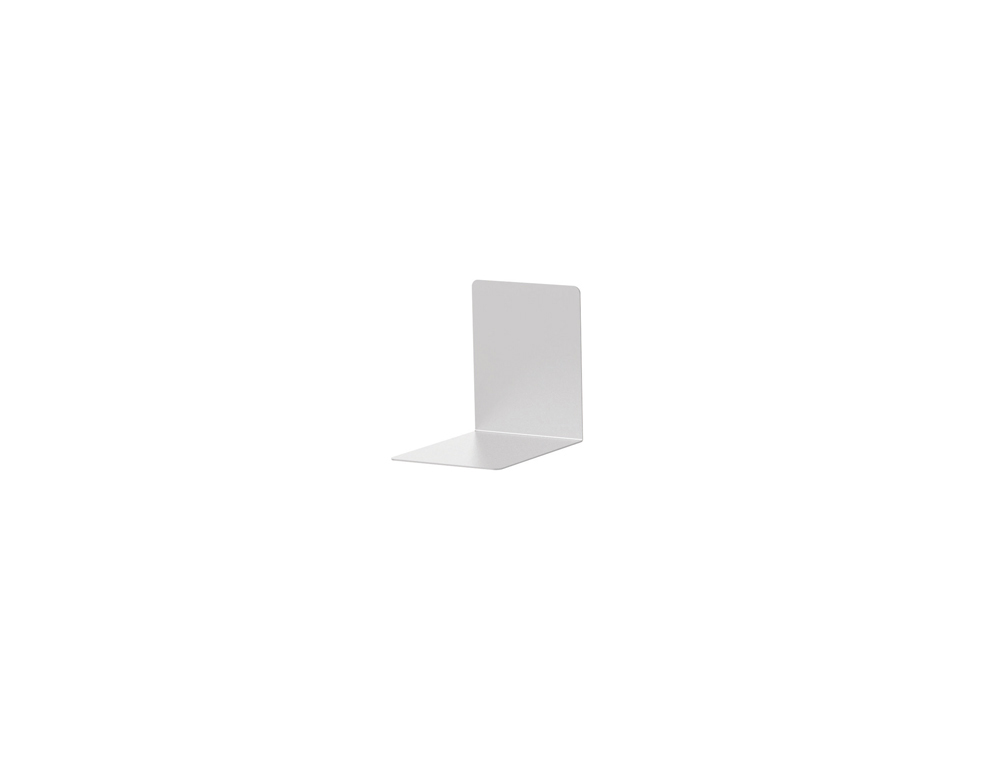 APOYALIBROS METALICO MAUL ALUMINIO 100X100X130 MM PACK DE 2 UNIDADES