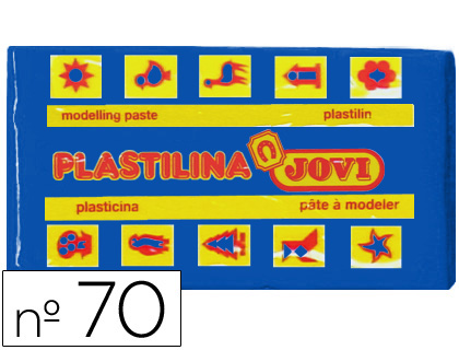 PLASTILINA JOVI 70 AZUL OSCURO UNIDAD TAMAO PEQUEO