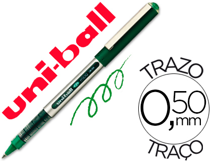 ROTULADOR UNI-BALL ROLLER UB-150 MICRO EYE VERDE 0,5 MM UNIDAD