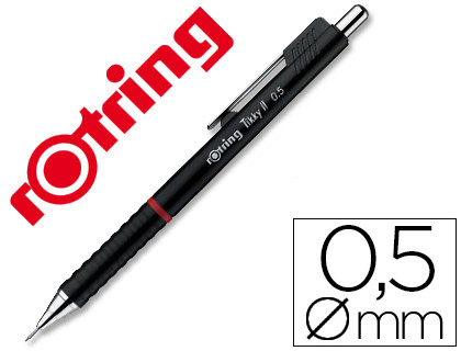 PORTAMINAS ROTRING TIKKY 0,5 MM NEGRO